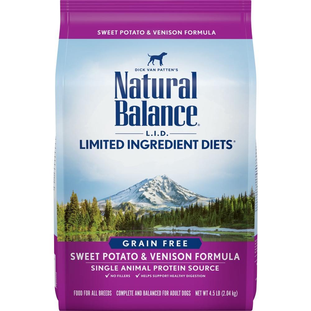 Natural Balance L.I.D. Limited Ingredient Diets Adult Maintenance Sweet  Potato & Venison Dry Dog Food