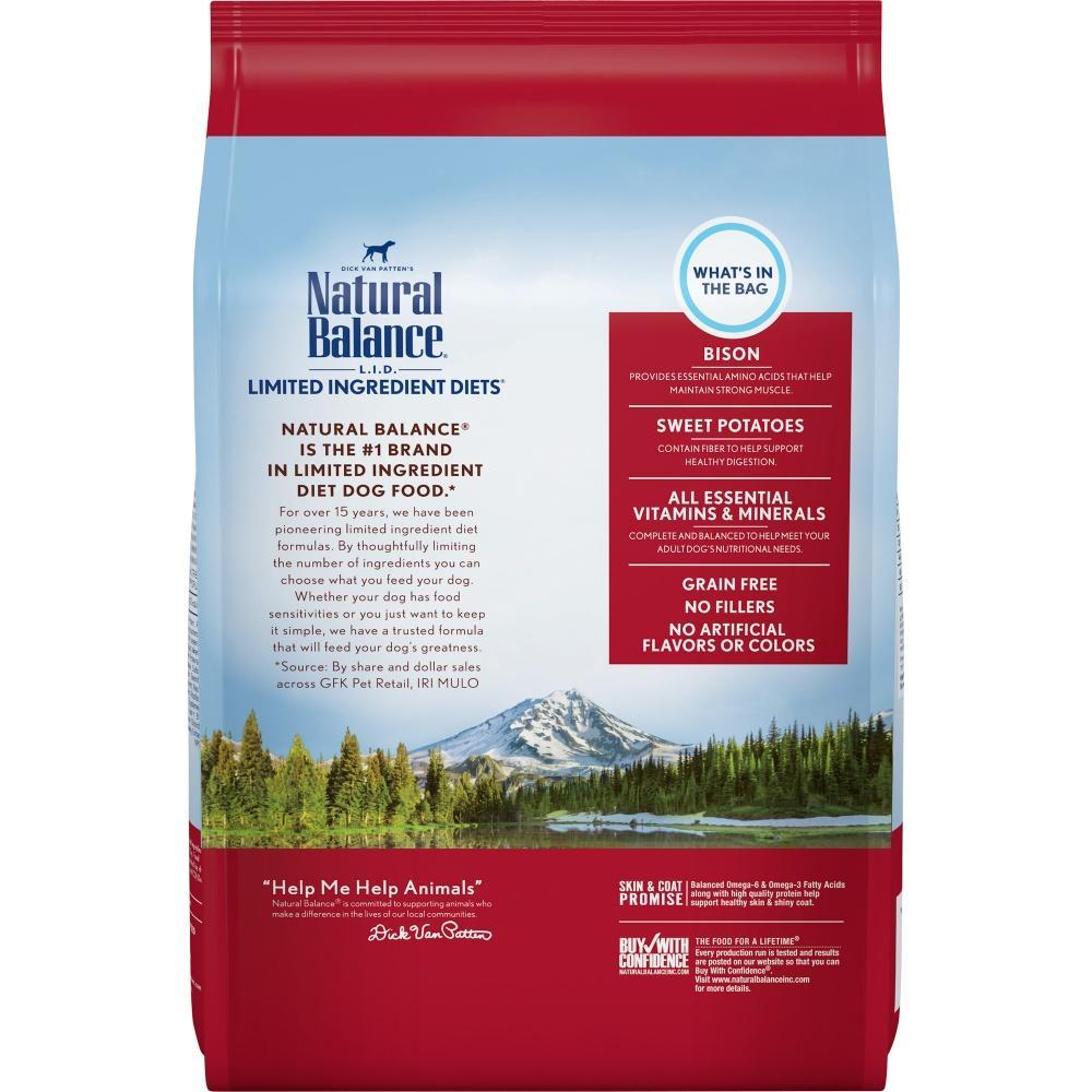 Natural Balance L.I.D. Limited Ingredient Diets Sweet Potato and Bison Dry Dog  Food - Philadelphia, PA - Monster Pets