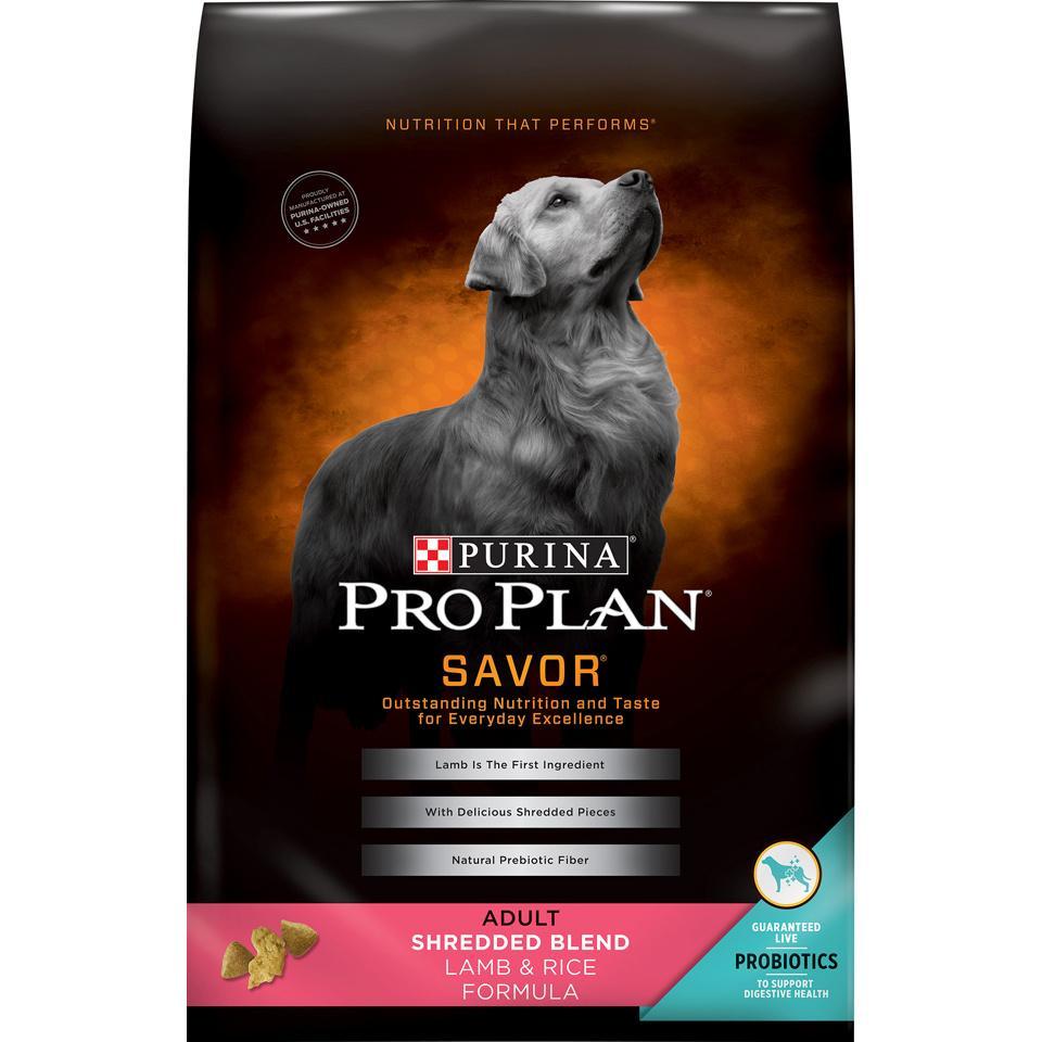 Purina Pro Plan Savor Adult Shredded Blend Lamb & Rice Formula Dry