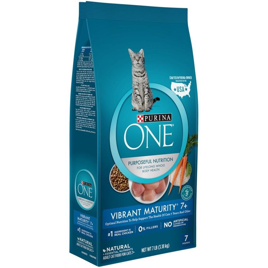 Purina mature cat food best sale