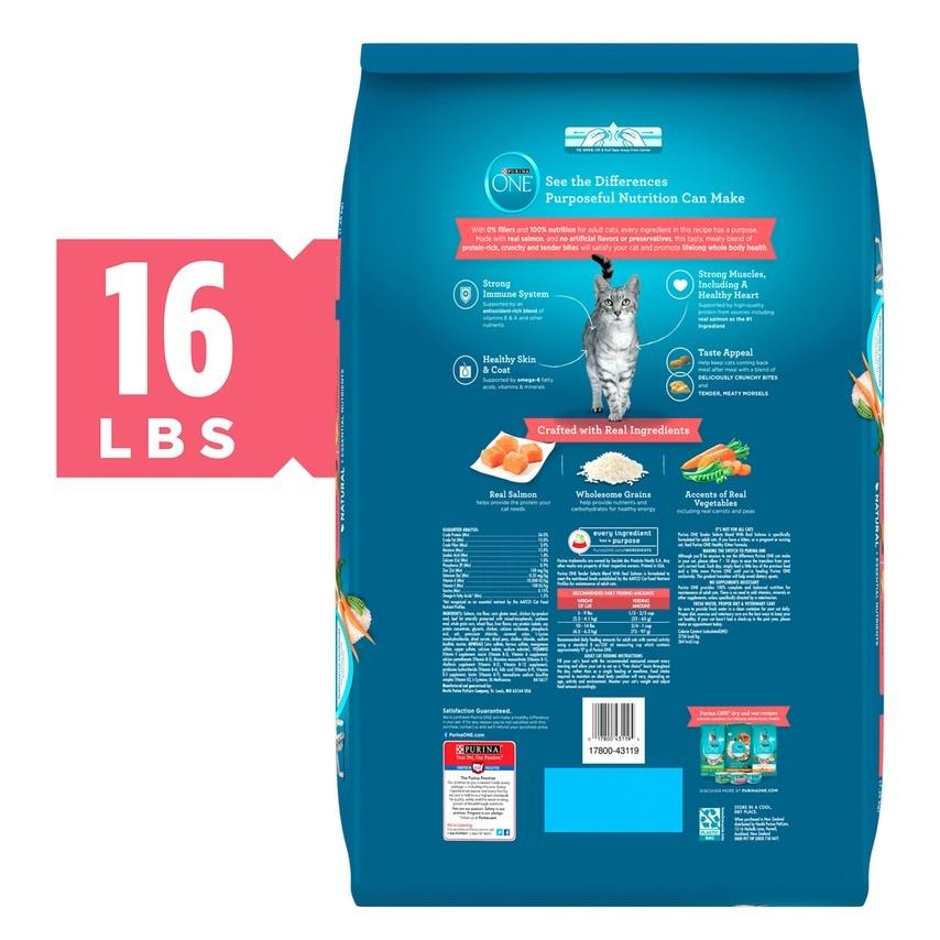One Tender Selects Salmon Calories In Purina One Cat Food Purina