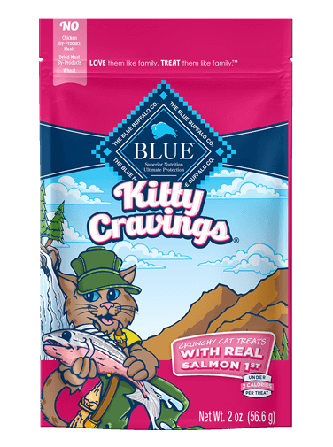Blue Buffalo Kitty Cravings Salmon Crunchy Cat Treats