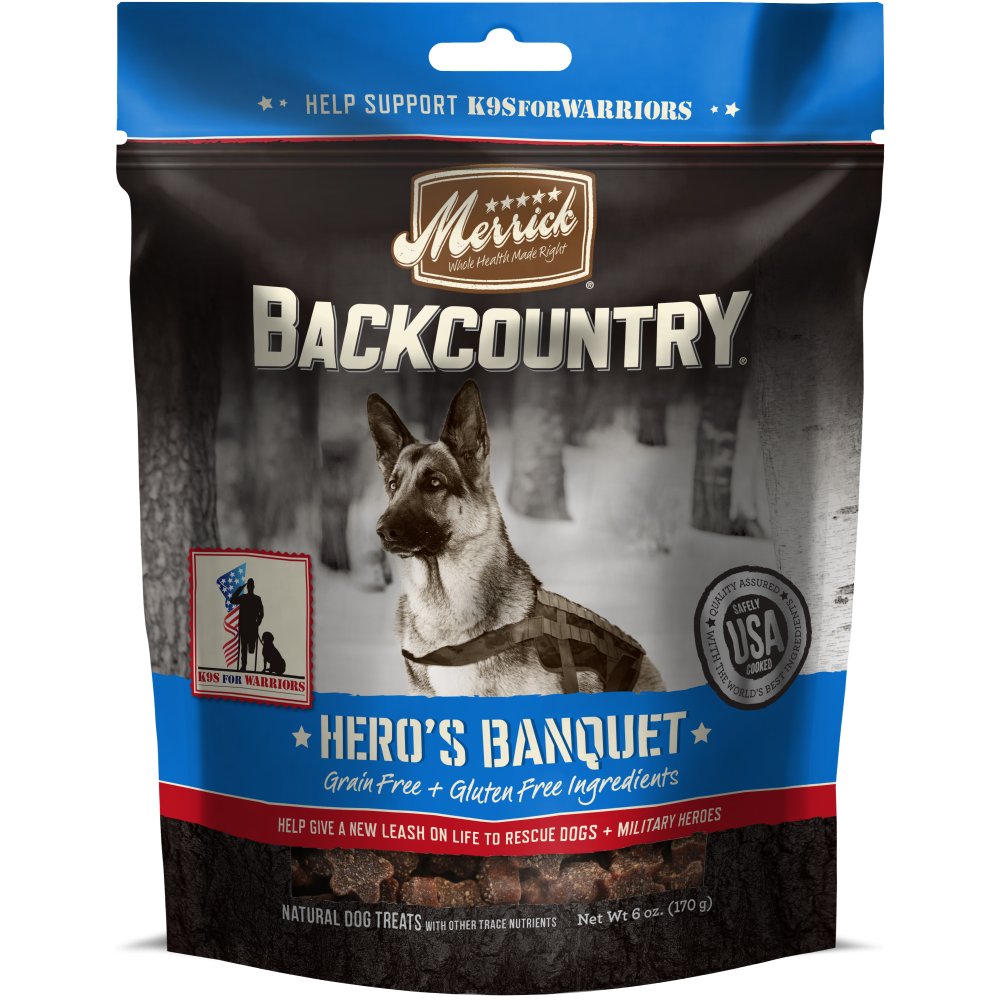 Merrick Backcountry Grain Free Hero s Banquet Dog Treats