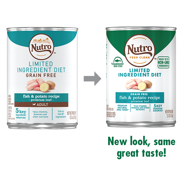 Nutro Premium Loaf Limited Ingredient Diet Fish Potato Recipe Canned Dog Food Philadelphia PA Monster Pets
