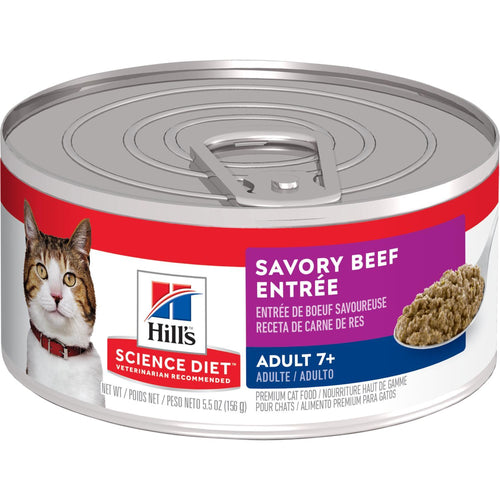 Hill's® Science Diet® Adult 7+ Savory Beef Entrée cat food