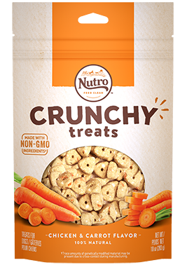 Nutro Crunchy Treats Chicken & Carrot Flavor