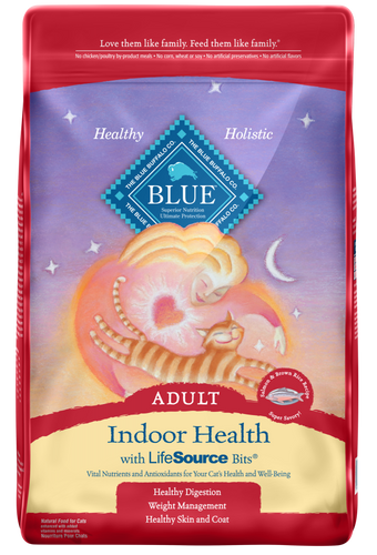 Blue Buffalo Indoor Health Natural Salmon & Brown Rice Adult Dry Cat Food