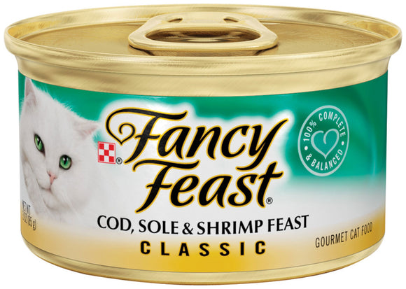 Fancy Feast Cod, Sole and Shrimp Canned Cat Food