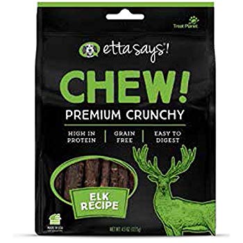 Etta Says! Chewy! Premium Crunchy Elk Recipe Dog Treats