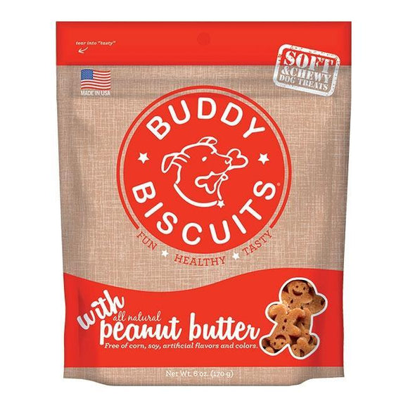 Cloud Star Buddy Biscuits Soft and Chewy Peanut Butter Dog Treats