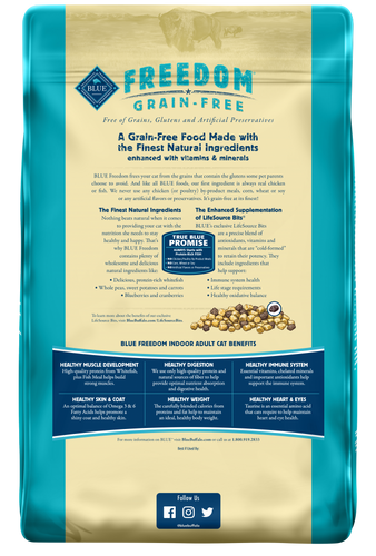 Blue Buffalo Freedom Fish Grain Free Indoor Dry Cat Food