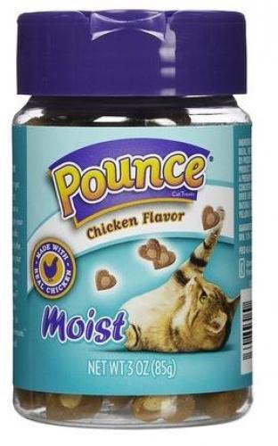 Pounce Chicken Flavor Moist Cat Treats