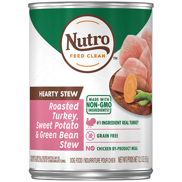 Nutro Hearty Stew Chunky Chicken Turkey Stew Adult Canned Dog