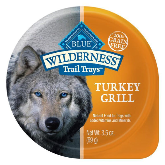 Blue Buffalo Wilderness Trail Trays Turkey Grill Dog Food Cup