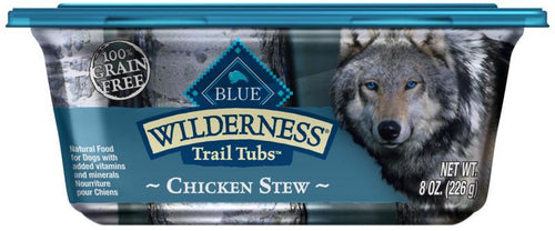 Blue Buffalo Wilderness Trail Tubs Grain Free Chicken Stew Dog Food Tray