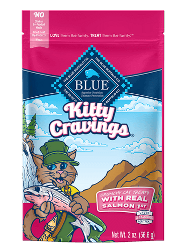 Blue Buffalo Kitty Cravings Salmon Crunchy Cat Treats