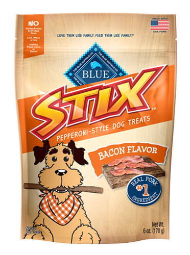 Blue Buffalo STIX Bacon Recipe Soft Dog Treats
