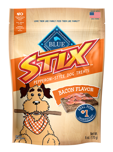Blue Buffalo STIX Bacon Recipe Soft Dog Treats