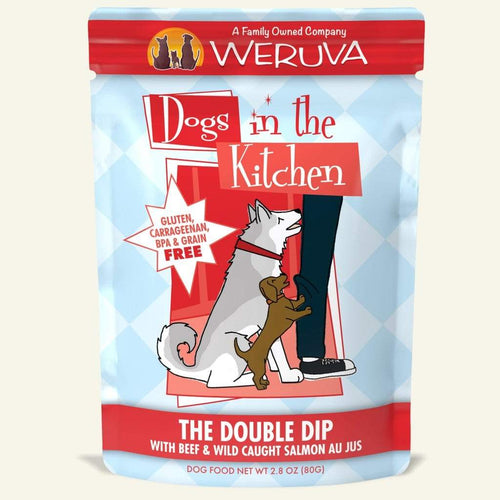 Weruva Dogs in the Kitchen The Double Dip Beef with Wild Caught Salmon Pet Food