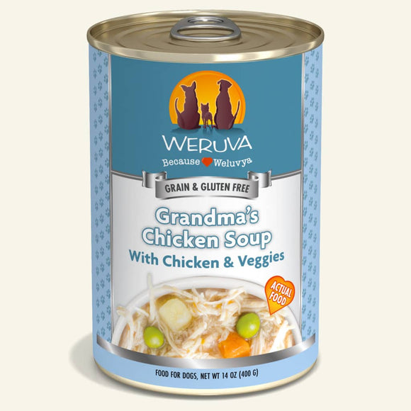 Weruva Grandma’s Chicken Soup with Chicken & Veggies Dog Food