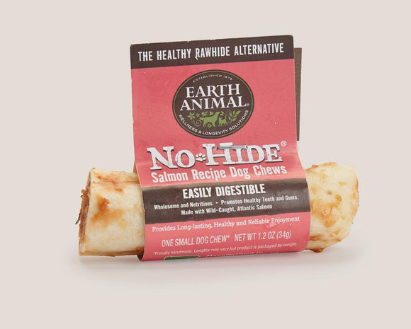 Earth Animal Salmon No-Hide® Wholesome Dog Chews - Small
