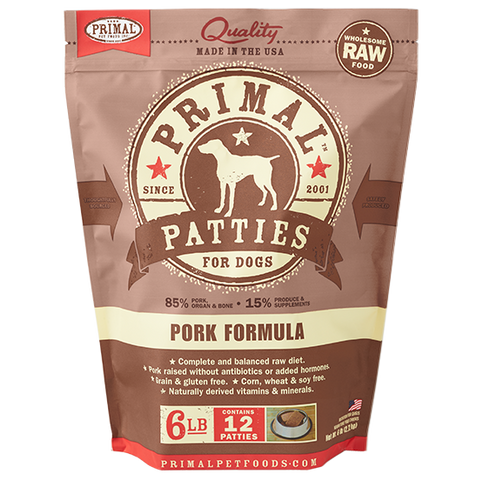 Primal Raw Frozen Canine Pork Formula