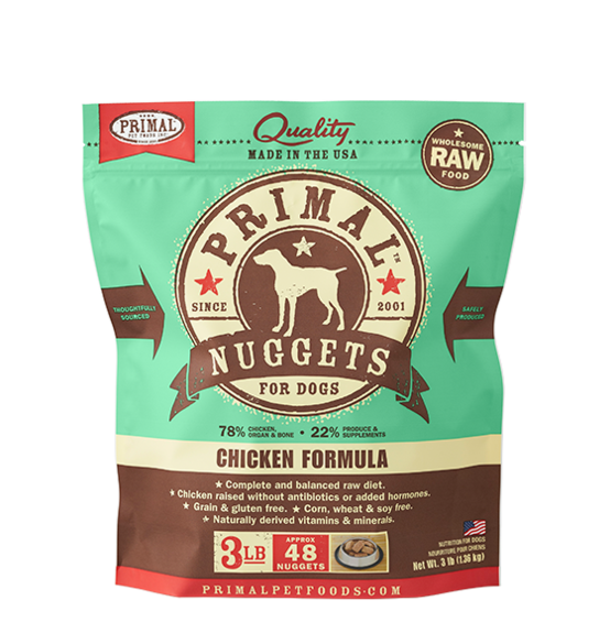 Primal Raw Frozen Canine Chicken Formula