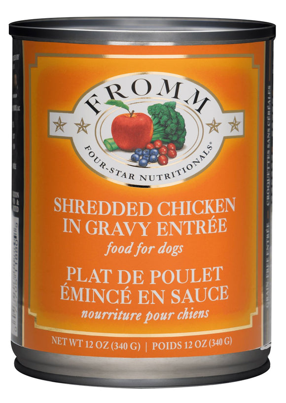 Fromm Four Star Shredded Chicken in Gravy Entrée