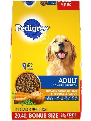 PEDIGREE® Dry Dog Food Adult Roasted Chicken, Rice & Vegetable Flavor