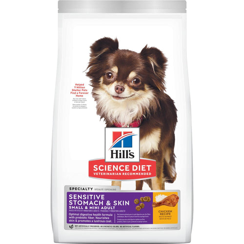 Hill's Science Diet Adult Sensitive Stomach & Skin Small & Mini Chicken Recipe Dog Food