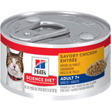 Hill's® Science Diet® Adult 7+ Savory Chicken Entrée cat food