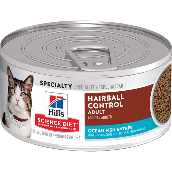 Hill's® Science Diet® Adult Hairball Control Ocean Fish Entrée cat food