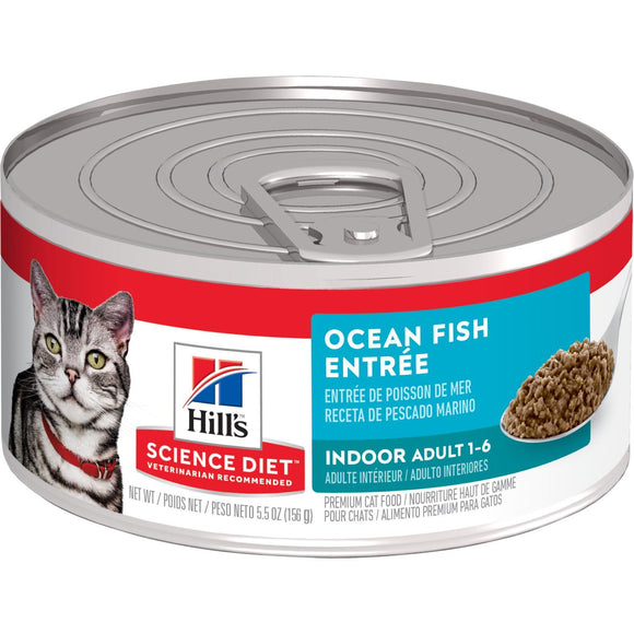Hill's® Science Diet® Adult Indoor Ocean Fish Entrée cat food