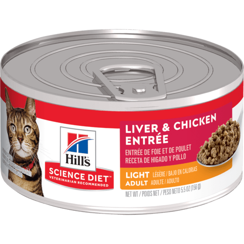 Hill's® Science Diet® Adult Light Liver & Chicken Entrée cat food