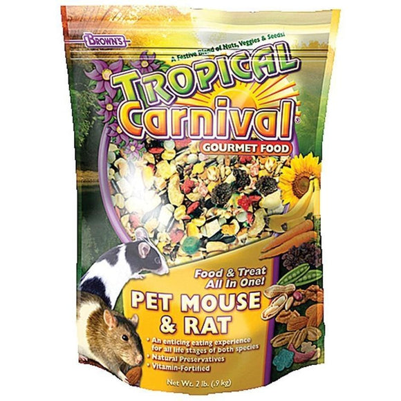 TROPICAL CARNIVAL GOURMET PET MOUSE/RAT FOOD