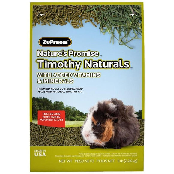 NATURE'S PROMISE TIMOTHY NATURALS GUINEA PIG FOOD
