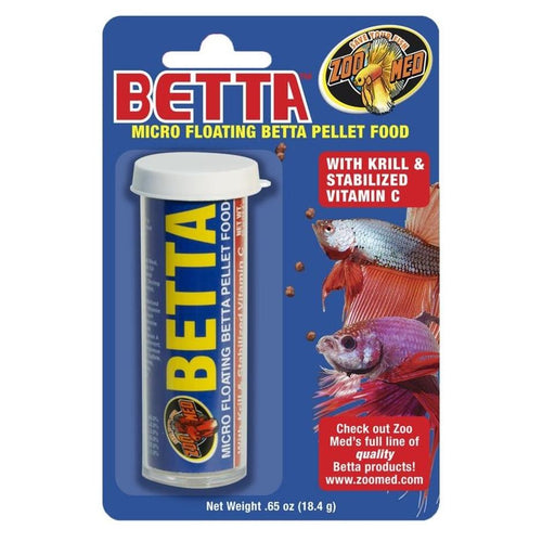 ZOO MED BETTA MICRO FLOATING BETTA PELLET FOOD